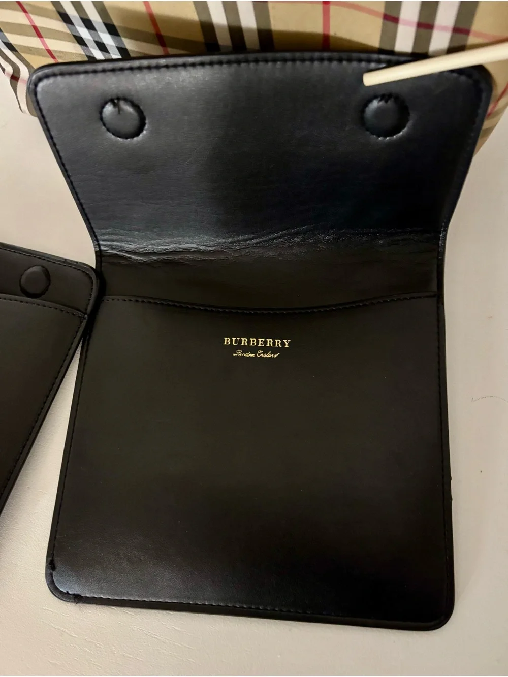 Burberry Mini Vintage Check Triple Stud Belt Bag. - Picture 6 of 9